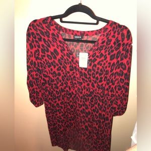 NWT Torrid cheetah 🐆 print top